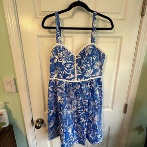 Lilly Pulitzer Blue and White Dress